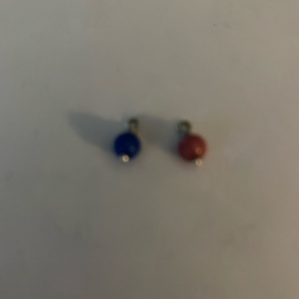 James Avery 2 glass enhancer beads